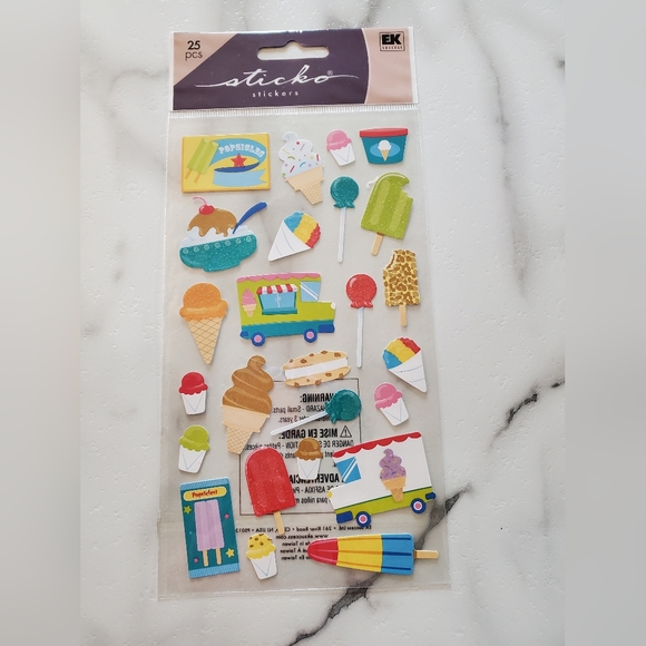 Scrapbook Stickers Lot Vacation, Get Away Summer Time - Picture 8 of 16